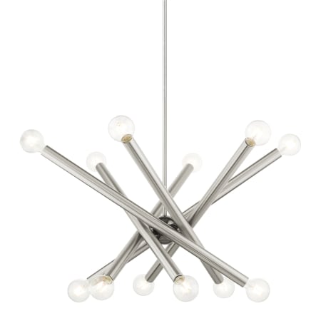 A large image of the Livex Lighting 45586 Brushed Nickel