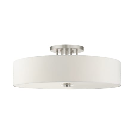 A large image of the Livex Lighting 45798 Brushed Nickel