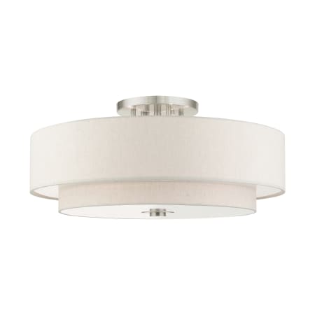 A large image of the Livex Lighting 45849 Brushed Nickel