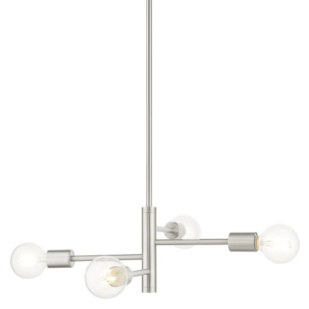 A large image of the Livex Lighting 45864 Brushed Nickel