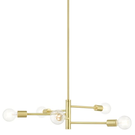A large image of the Livex Lighting 45865 Satin Brass