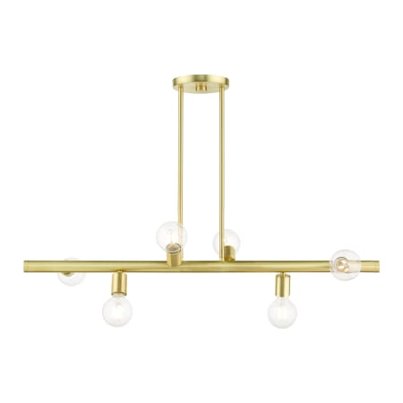 A large image of the Livex Lighting 45866 Satin Brass