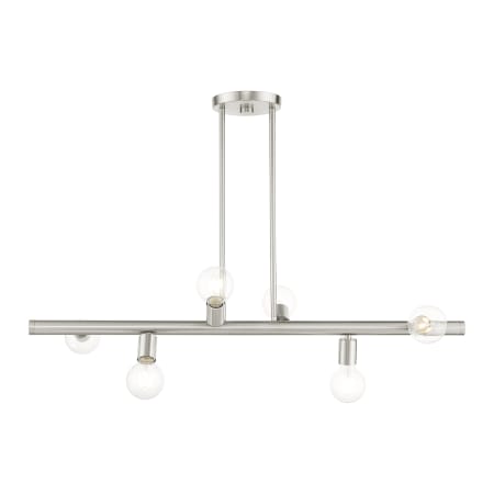 A large image of the Livex Lighting 45866 Brushed Nickel