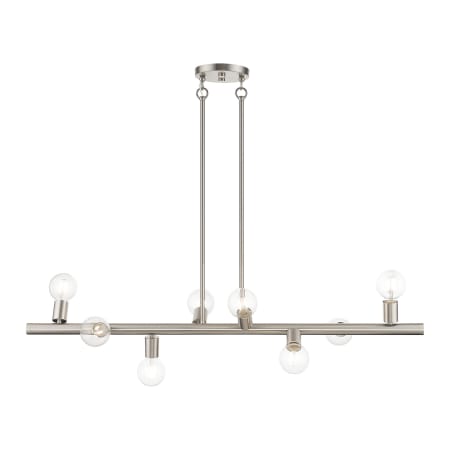 A large image of the Livex Lighting 45868 Brushed Nickel