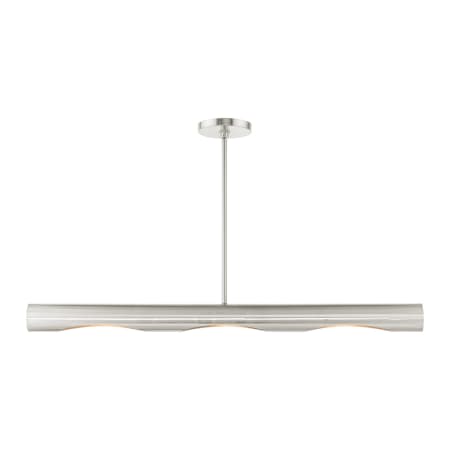A large image of the Livex Lighting 45897 Brushed Nickel
