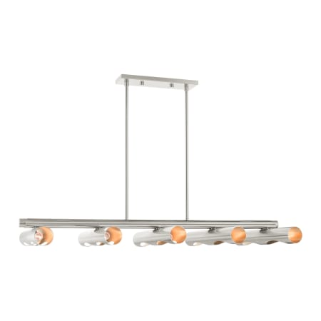 A large image of the Livex Lighting 45898 Brushed Nickel