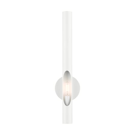 A large image of the Livex Lighting 45911 Shiny White