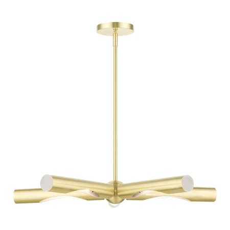 A large image of the Livex Lighting 45915 Satin Brass