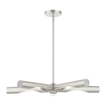 A large image of the Livex Lighting 45915 Brushed Nickel