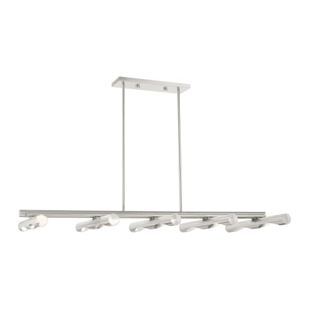 A large image of the Livex Lighting 45918 Brushed Nickel