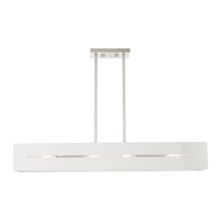 A large image of the Livex Lighting 45957 Brushed Nickel