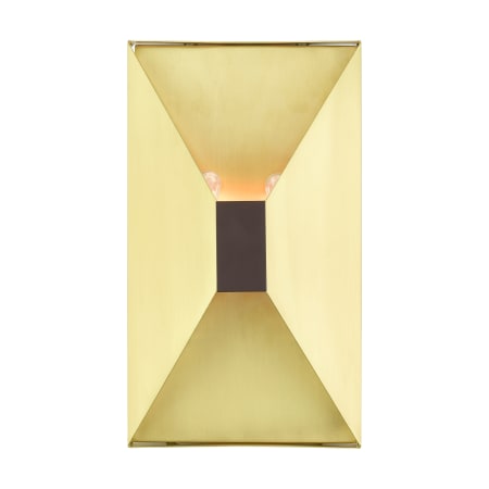 A large image of the Livex Lighting 46002 Satin Brass