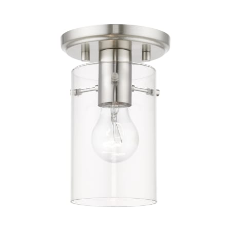 A large image of the Livex Lighting 46150 Brushed Nickel