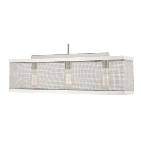 A large image of the Livex Lighting 46213 Brushed Nickel