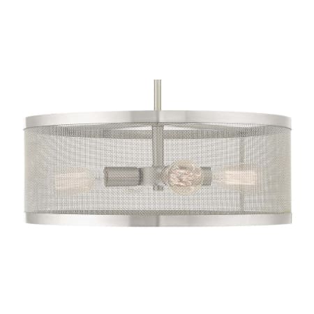 A large image of the Livex Lighting 46214 Brushed Nickel