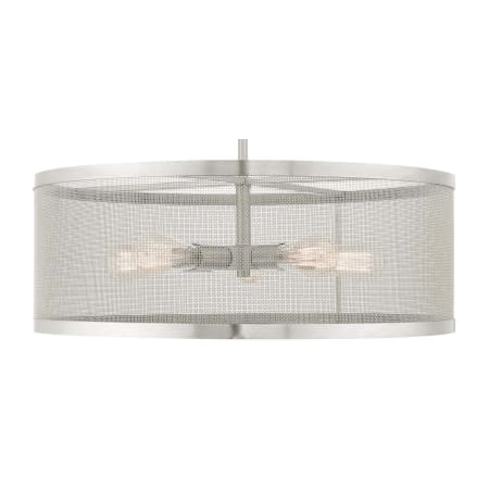 A large image of the Livex Lighting 46215 Brushed Nickel