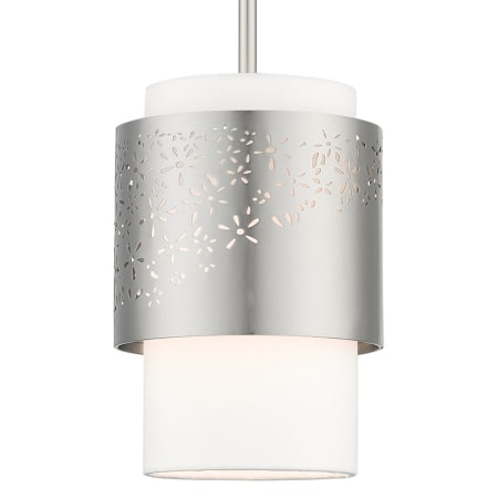 A large image of the Livex Lighting 46259 Brushed Nickel