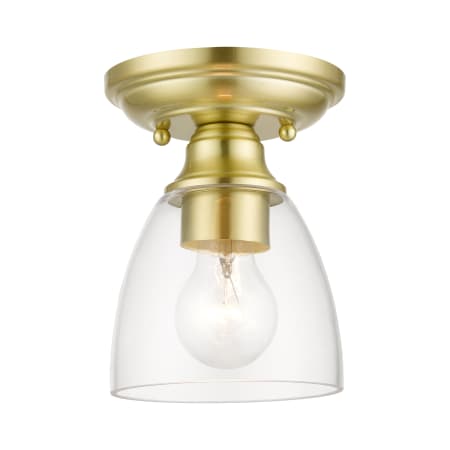A large image of the Livex Lighting 46331 Satin Brass