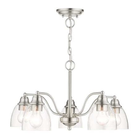 A large image of the Livex Lighting 46335 Brushed Nickel