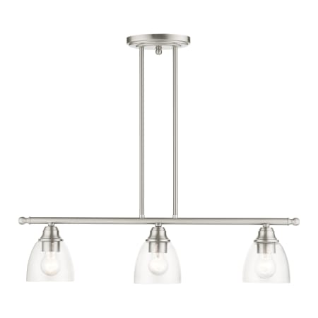 A large image of the Livex Lighting 46337 Brushed Nickel