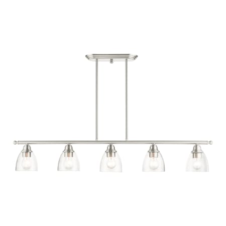 A large image of the Livex Lighting 46338 Brushed Nickel