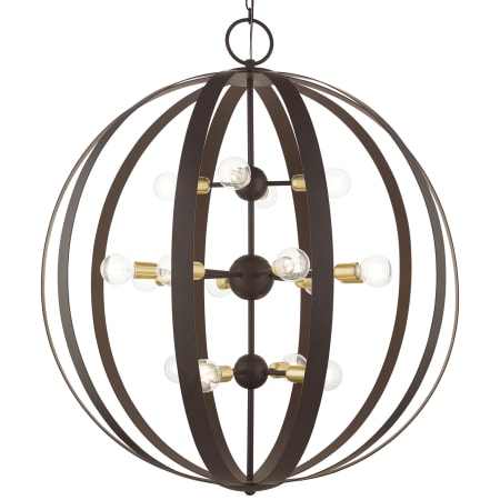 A large image of the Livex Lighting 46418 Bronze