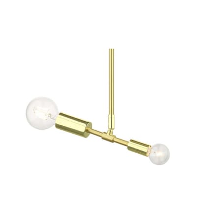 A large image of the Livex Lighting 46432 Satin Brass