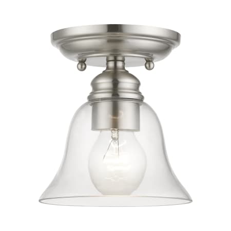 A large image of the Livex Lighting 46481 Brushed Nickel