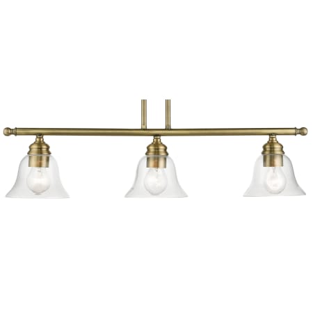 A large image of the Livex Lighting 46487 Antique Brass
