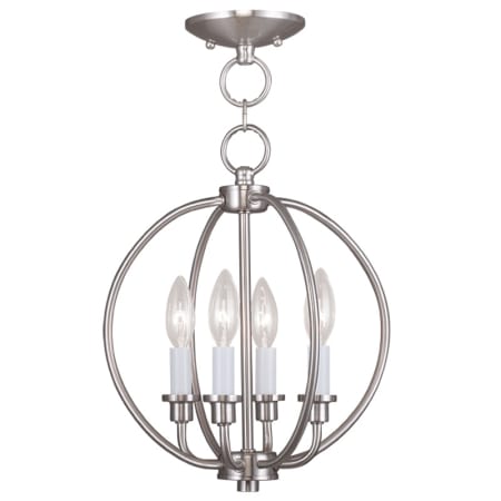 A large image of the Livex Lighting 4664 Brushed Nickel