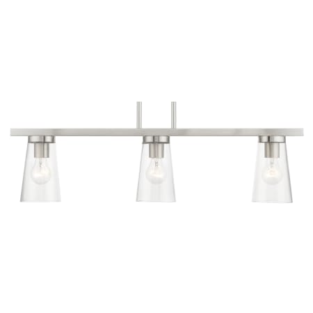 A large image of the Livex Lighting 46713 Brushed Nickel