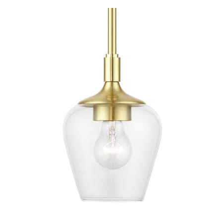 A large image of the Livex Lighting 46721 Satin Brass