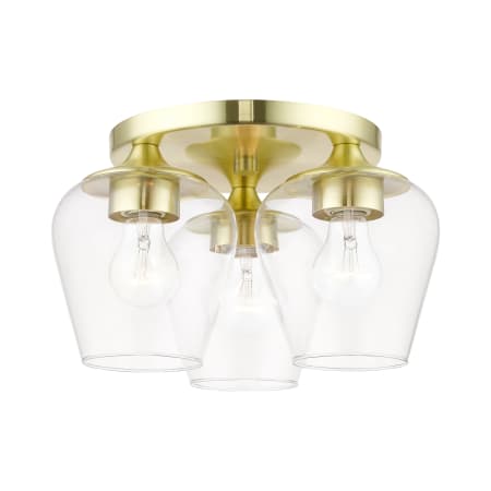 A large image of the Livex Lighting 46723 Satin Brass