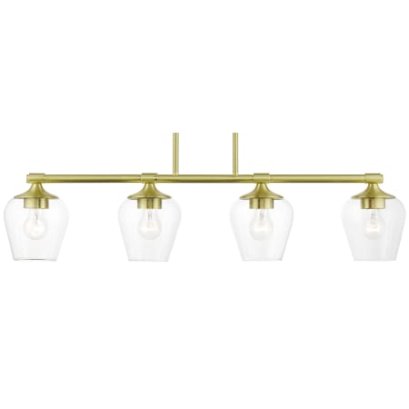A large image of the Livex Lighting 46724 Satin Brass