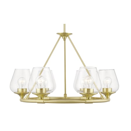 A large image of the Livex Lighting 46726 Satin Brass