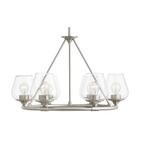 A large image of the Livex Lighting 46726 Brushed Nickel