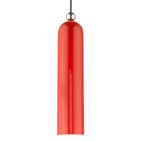 A large image of the Livex Lighting 46751 Shiny Red