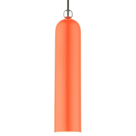 A large image of the Livex Lighting 46751 Shiny Orange