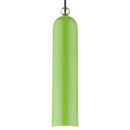 A large image of the Livex Lighting 46751 Shiny Apple Green