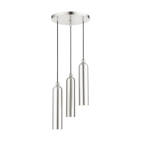 A large image of the Livex Lighting 46753 Brushed Nickel