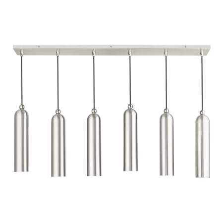 A large image of the Livex Lighting 46757 Brushed Nickel