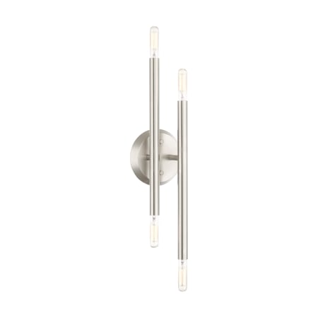 A large image of the Livex Lighting 46771 Brushed Nickel