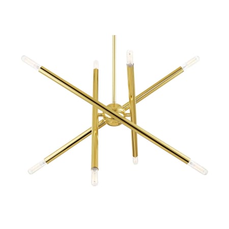 A large image of the Livex Lighting 46774 Polished Brass