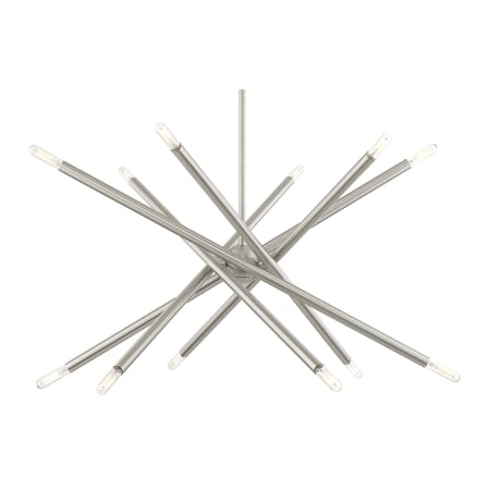 A large image of the Livex Lighting 46776 Brushed Nickel