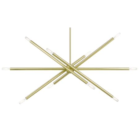A large image of the Livex Lighting 46777 Satin Brass