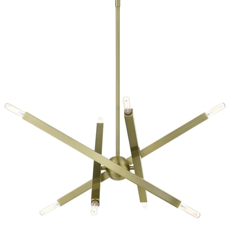 A large image of the Livex Lighting 46844 Antique Brass