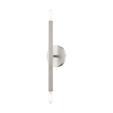 A large image of the Livex Lighting 46981 Brushed Nickel