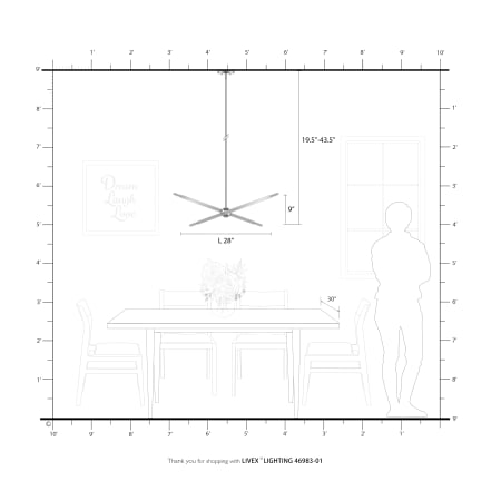 A large image of the Livex Lighting 46983 Alternate Image