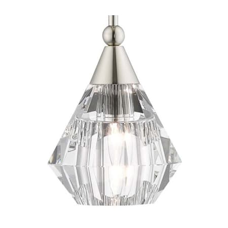 A large image of the Livex Lighting 47071 Polished Nickel