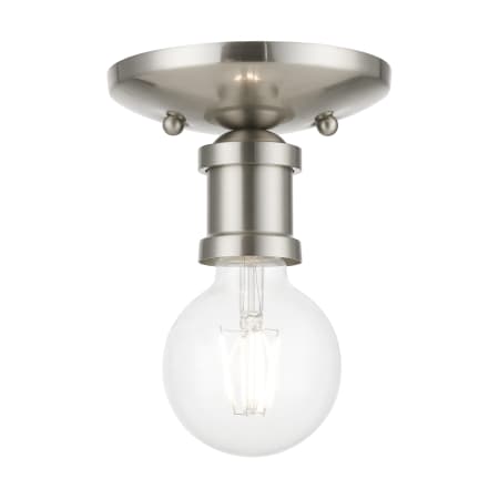 A large image of the Livex Lighting 47160 Brushed Nickel